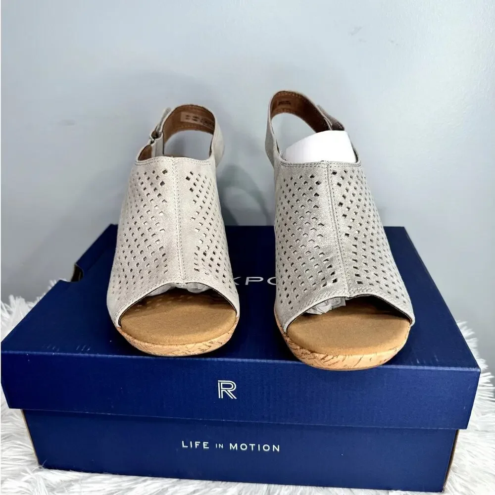 ROCKPORT Briah Wedge Sandals Size 6.5 NEW